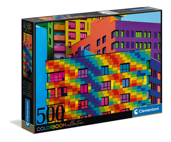 "Color Boom - Squares" 500 Piece Puzzle