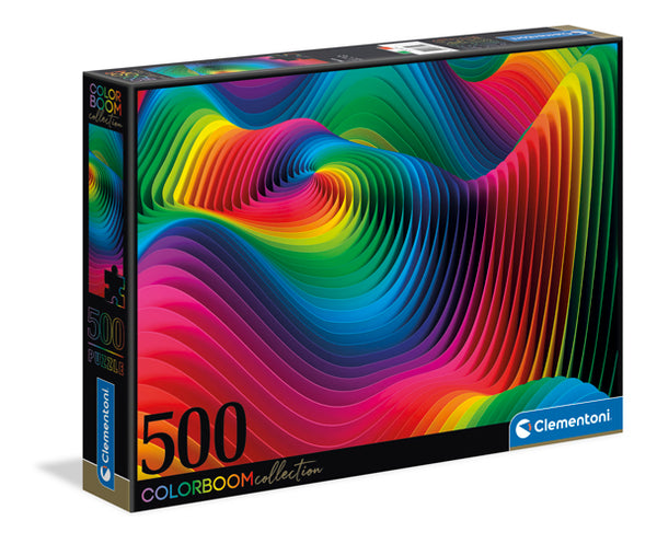 "Color Boom - Waves" 500 Piece Puzzle