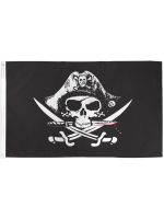 3x5 Ft. "Deadman's Chest Tricorner Hat Pirate" Flag