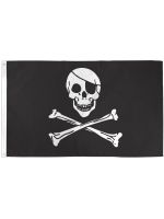 3x5 Ft Polyester "Jolly Roger Pirate"  Flag