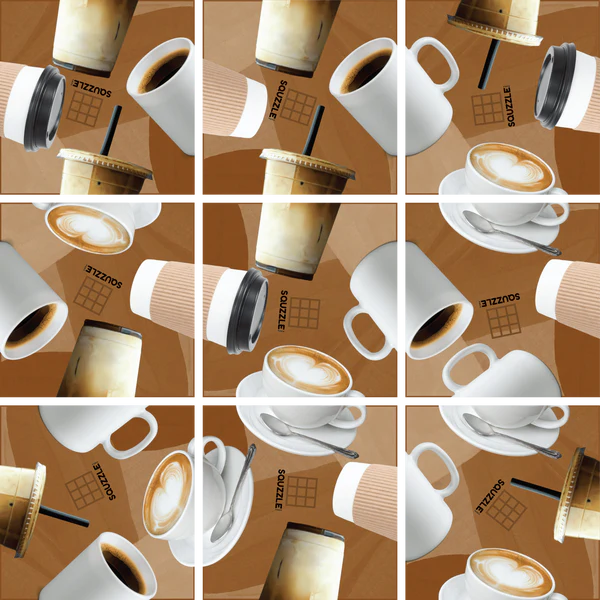 Squzzle Puzzle "COFFEE BREAK"