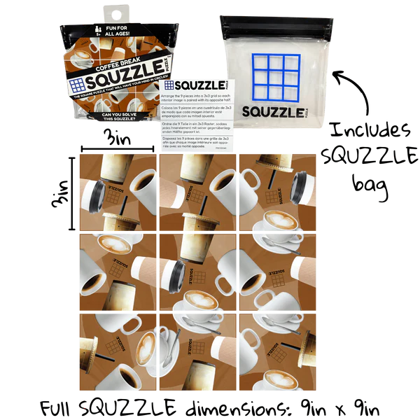 Squzzle Puzzle "COFFEE BREAK"