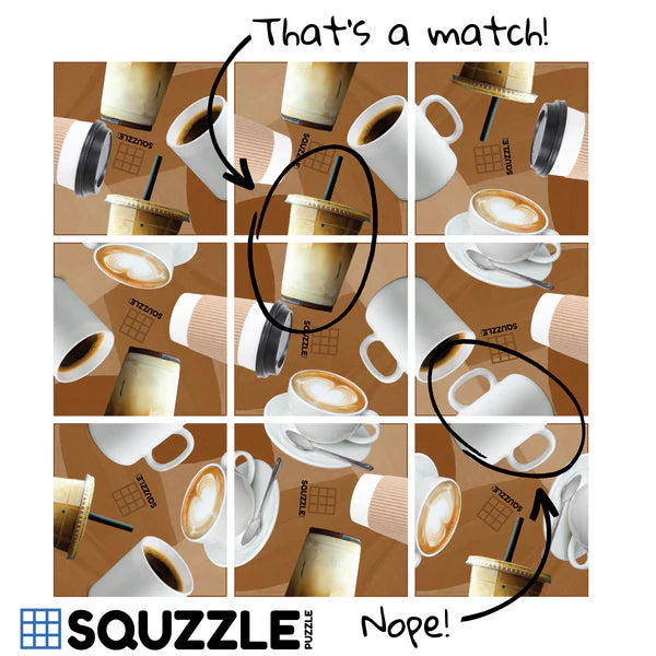 Squzzle Puzzle "COFFEE BREAK"