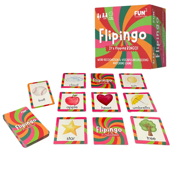 "Flipingo" Word Recognition Bingo Game