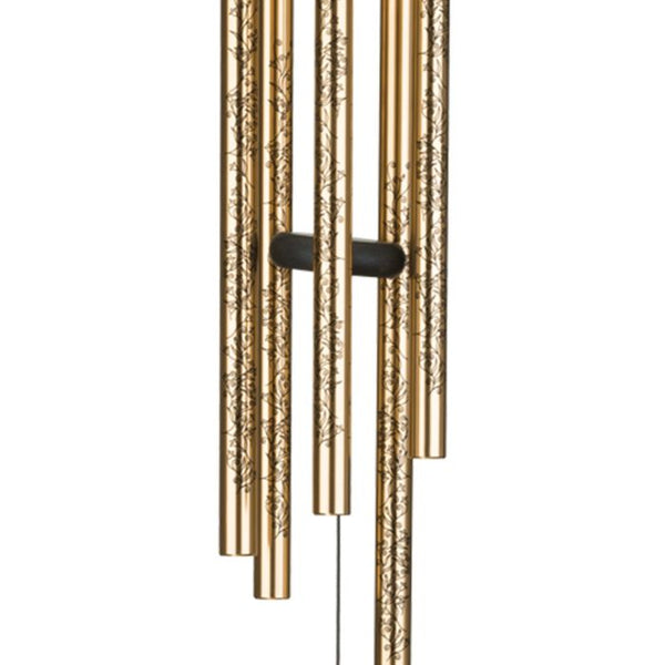 "Gold Floral" Wind Chime