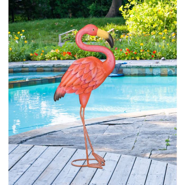 "3D Flamingo" Garden Statuary