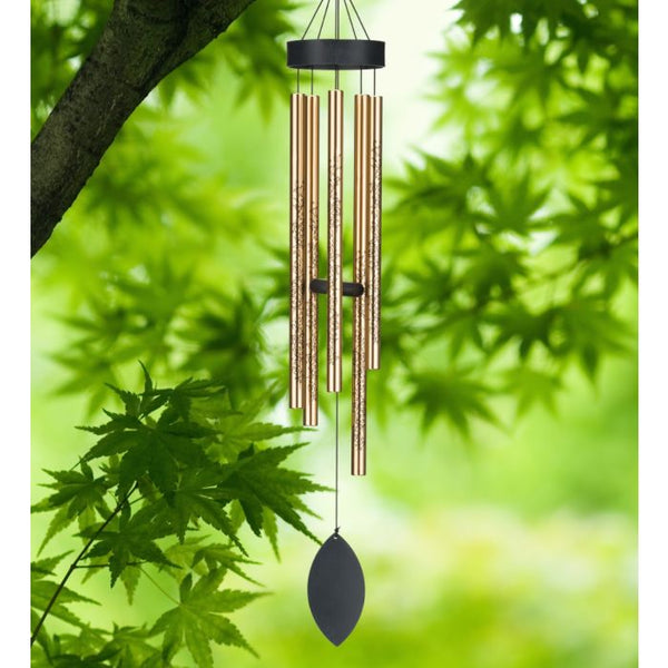 "Gold Floral" Wind Chime