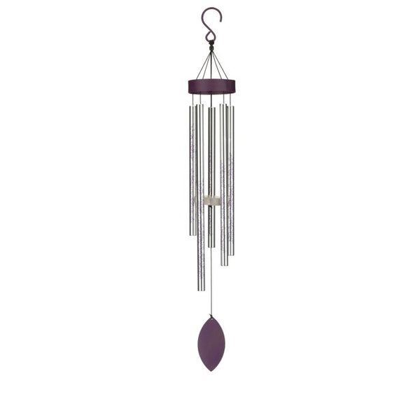 "Silver Floral" Wind Chime