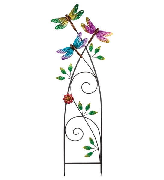 "Dragonflies" Trellis Garden Stake