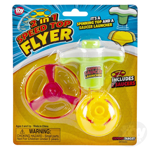 "2 In 1 Speed" Spinning Top Flyer