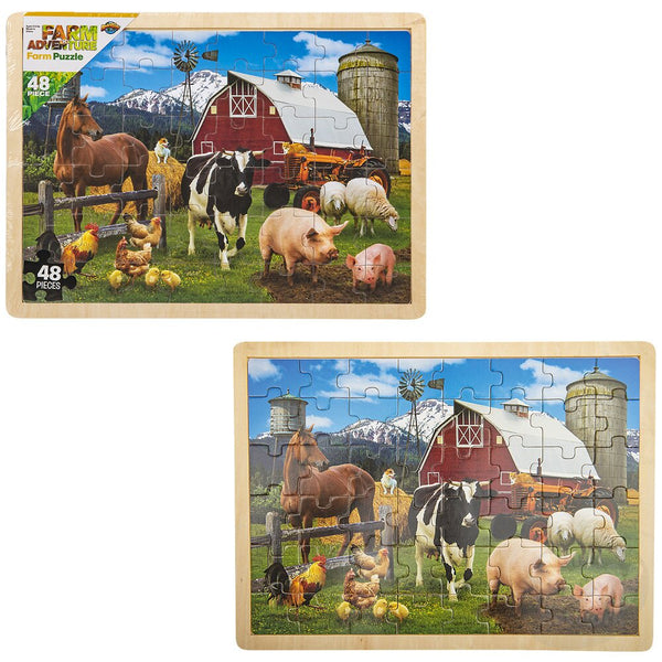 48 Piece Wooden "Farm" Puzzle