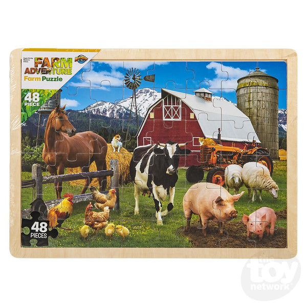 48 Piece Wooden "Farm" Puzzle