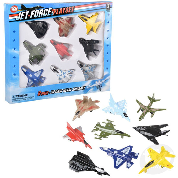 9 Piece "Die-Cast Jet Force" Play Set