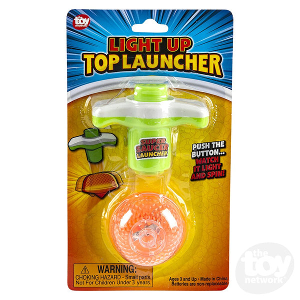 "Light-Up" Spinning Top & Launcher